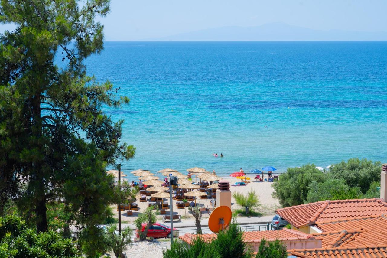 Zoe Seaview Apartment By Rentalspro - Nea Moudania Halkidiki Exteriör bild